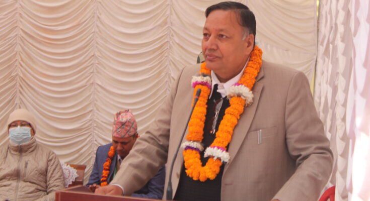 तीन वर्षभित्र सबै विद्यालयका पूर्वाधार बनाउँछौं : शिक्षामन्त्री पौडेल