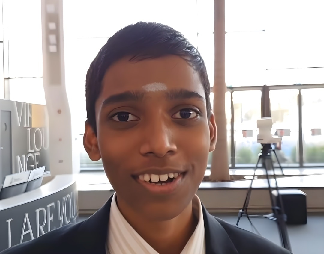 Chess grandmaster Rameshbabu Praggnanandhaa beats world number one Champion